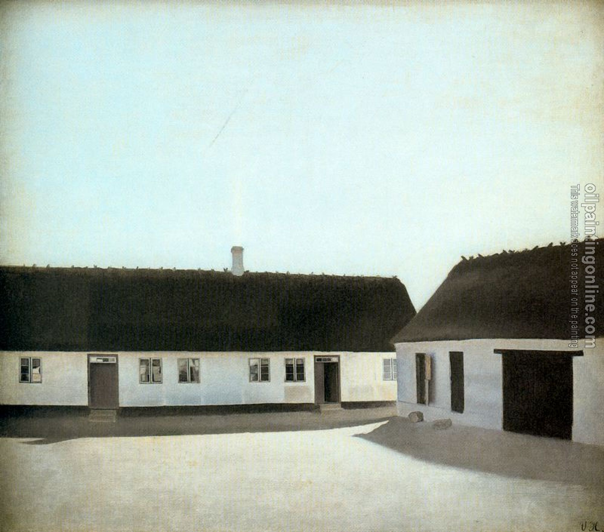 Vilhelm Hammershoi - From a Farm